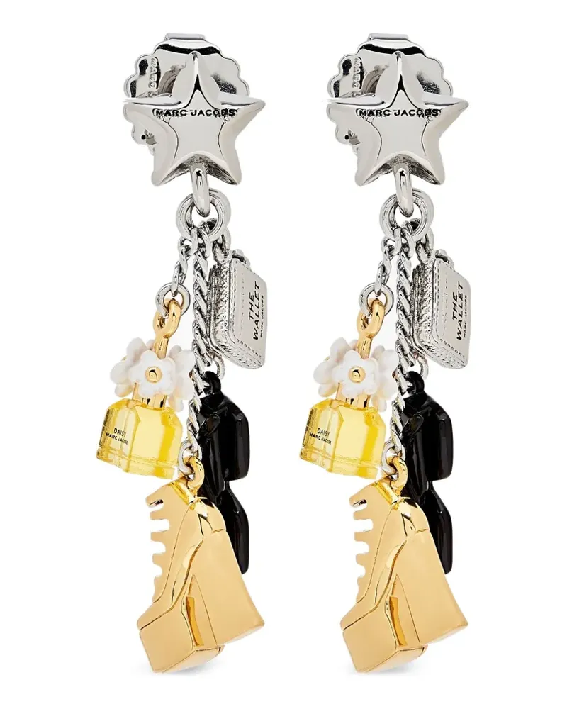 Marc Jacobs The Mini Icon Charm Ohrringe - Silber Silber