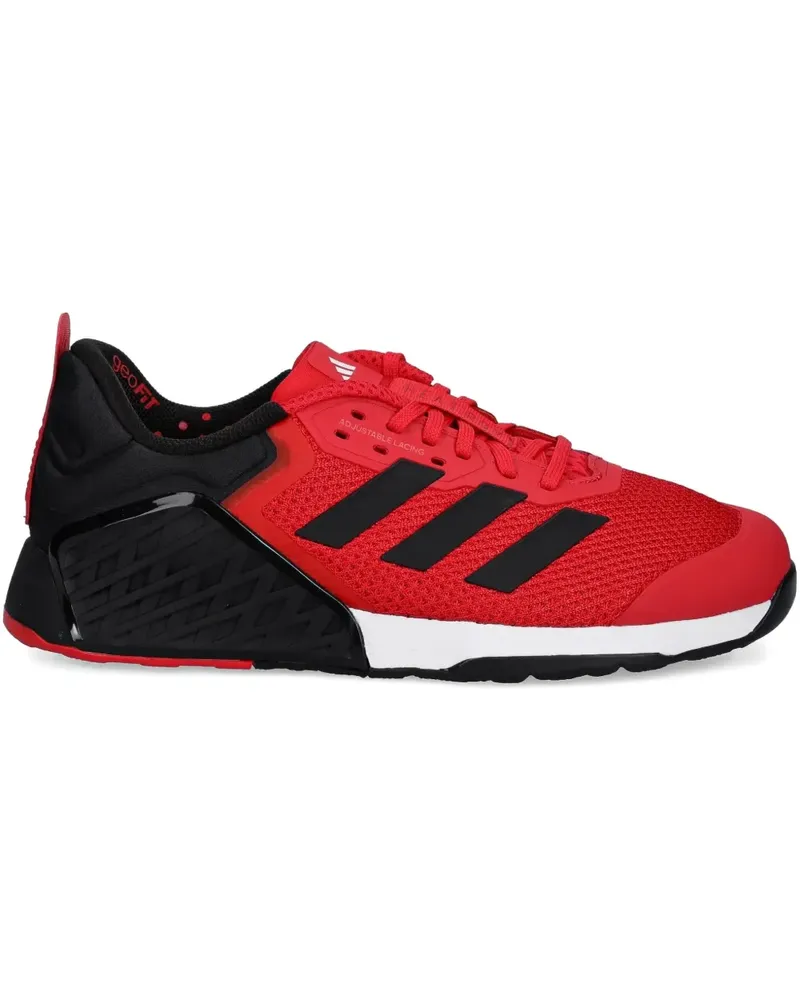 adidas Dropset 3 Sneakers mit Streifen - Rot Rot