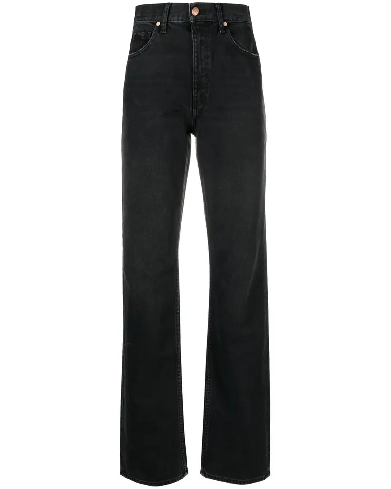 Ulla Johnson Jeans mit hohem Bund - Schwarz Schwarz