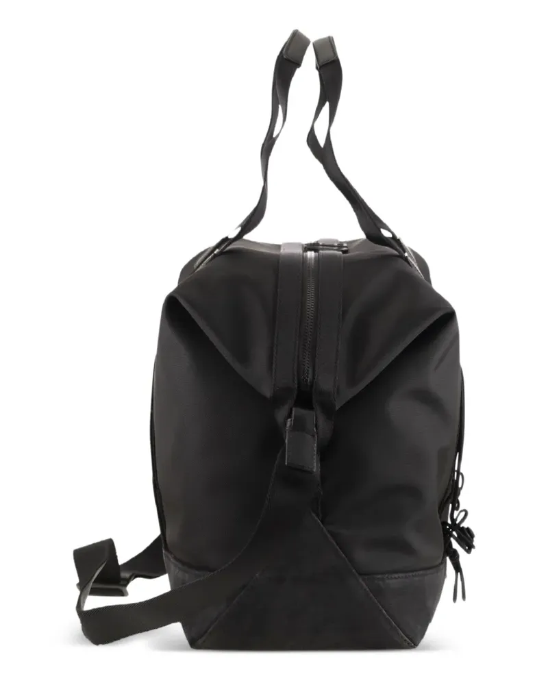 Moncler Tech Reisetasche mit Lederbesatz - Schwarz Schwarz