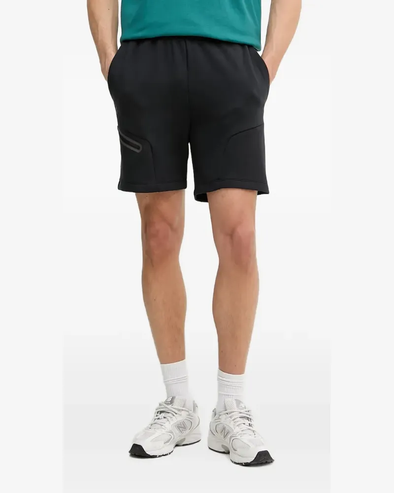 Under Armour UA Unstoppable Fleece-Shorts - Schwarz Schwarz