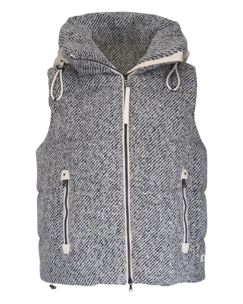 Bogner Weste mit Kapuze - Grau Grau