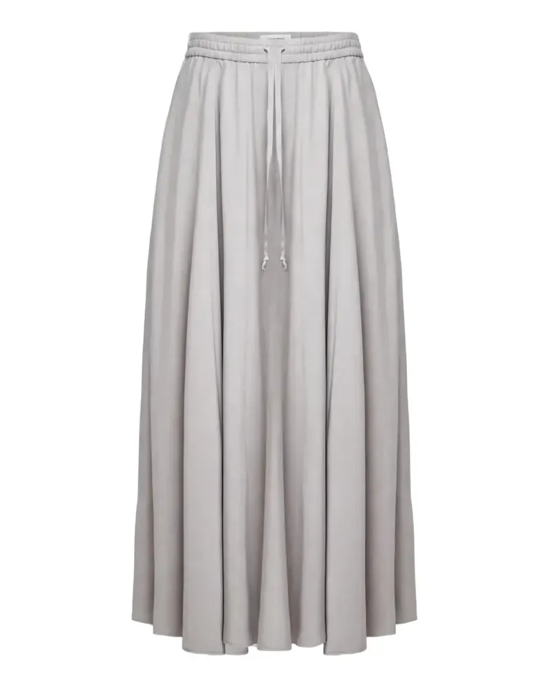 Drykorn Qerime drawstring-waist pleated maxi skirt - Grau Grau