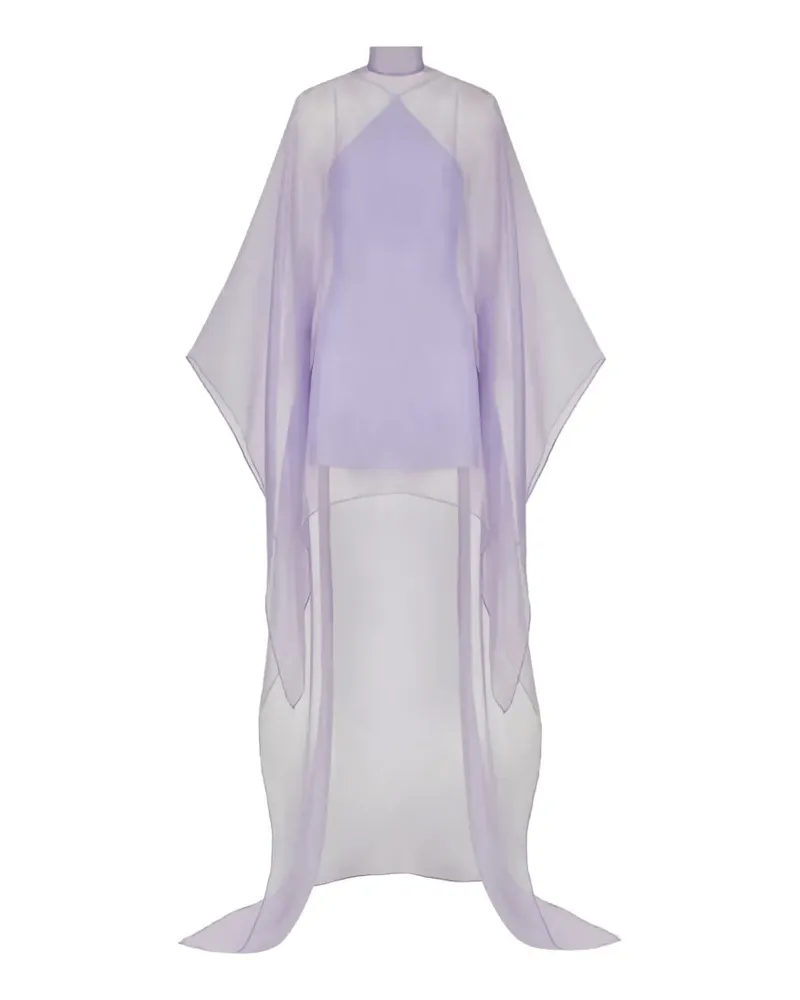 Taller Marmo Denver sheer-panelled dress - Violett Violett