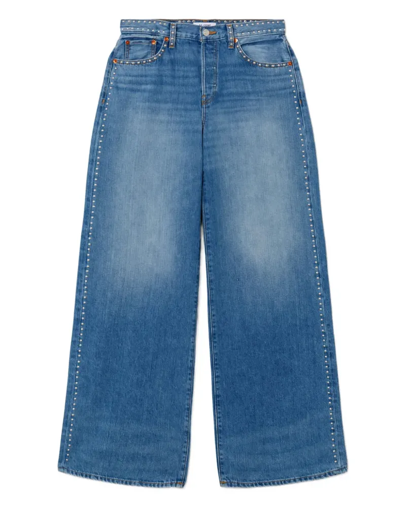 RE/DONE Minerva Jeans mit Nieten - Blau Blau
