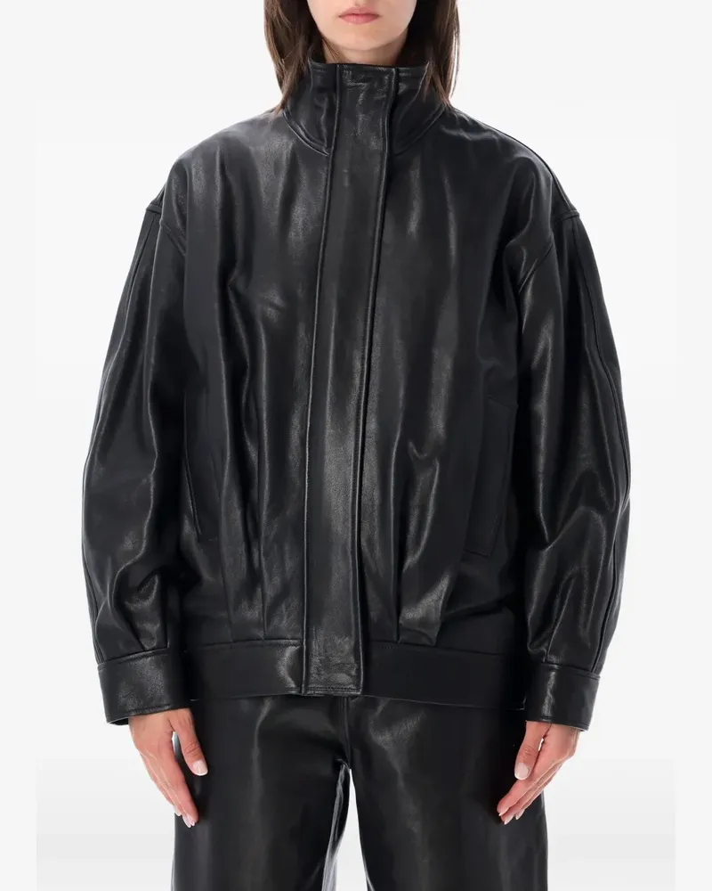 Arma Paula Lederjacke - Schwarz Schwarz