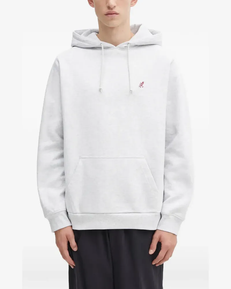 GRAMICCI One Point hooded pouch hoodie - Grau Grau
