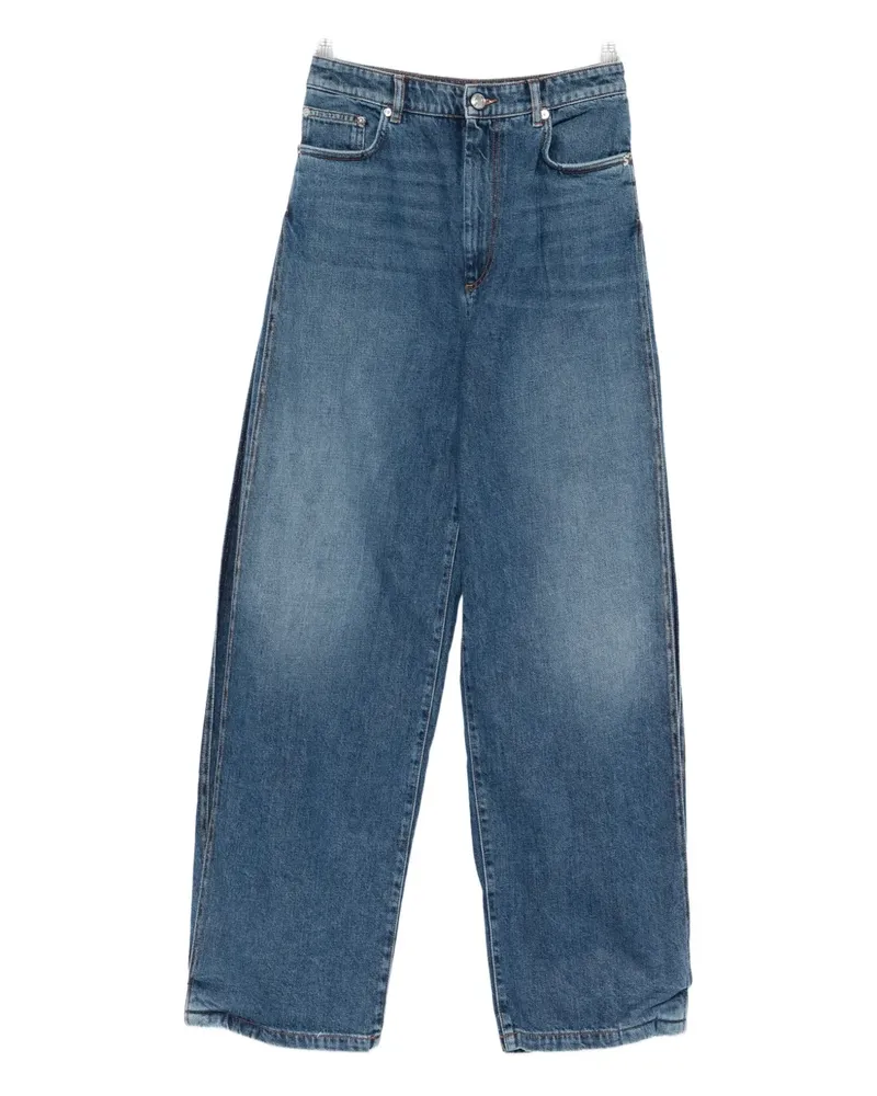SPORTMAX Jeans mit weitem Bein - Blau Blau