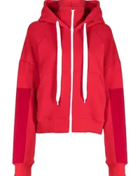 GOEN.J Hoodie mit Stehkragen Rot