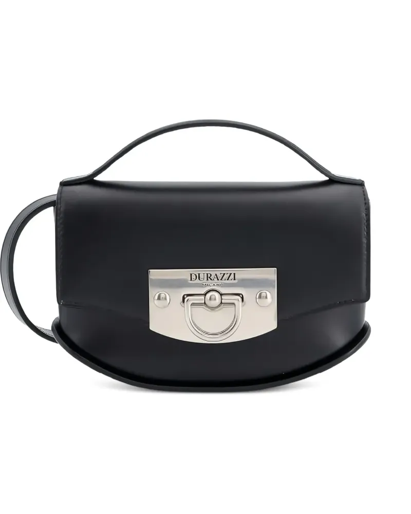 Durazzi Milano Swing Tote Bag mit Logo - Schwarz Schwarz