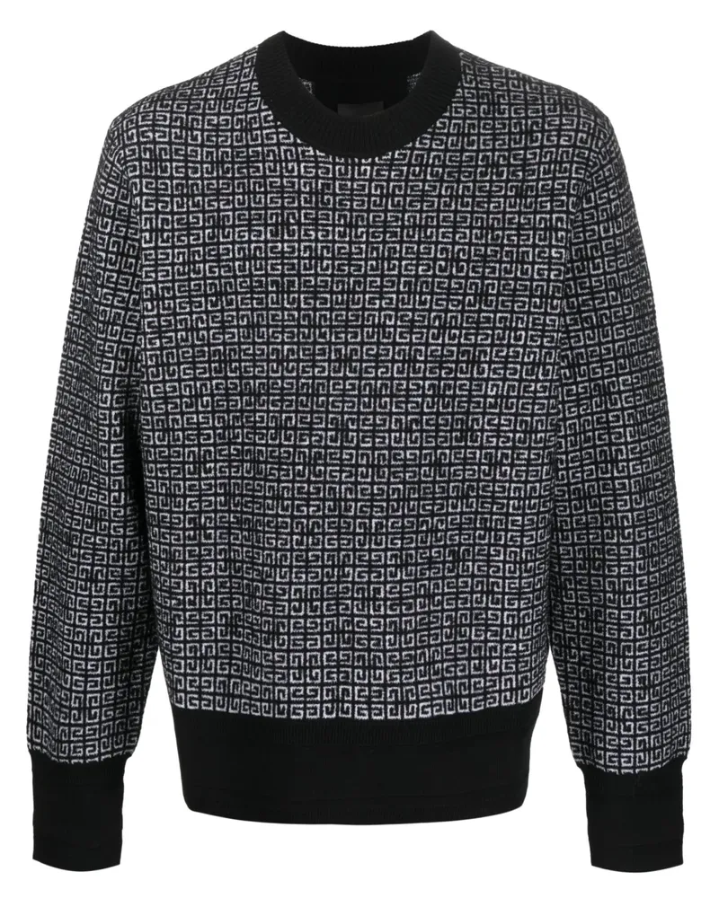 Givenchy 4G print crew-neck jumper - Schwarz Schwarz