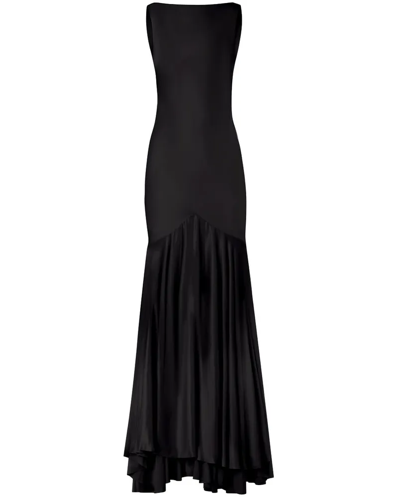 Nina Ricci Rückenfreies Meerjungfrauen-Abendkleid - Schwarz Schwarz