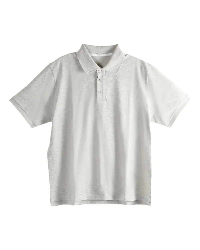 Saint Laurent short-sleeve polo shirt - Grau Grau