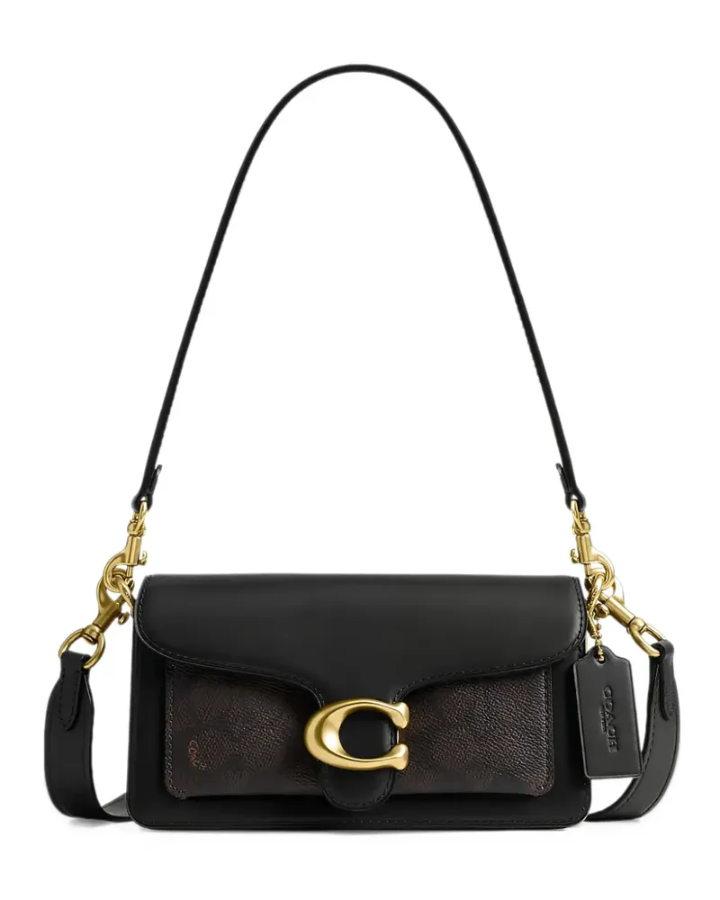Coach Tabby Schultertasche 20cm - Schwarz Schwarz