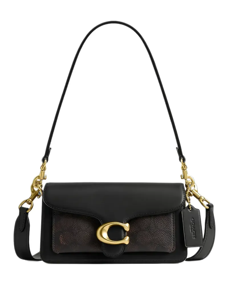 Coach Tabby Schultertasche 20cm - Schwarz Schwarz