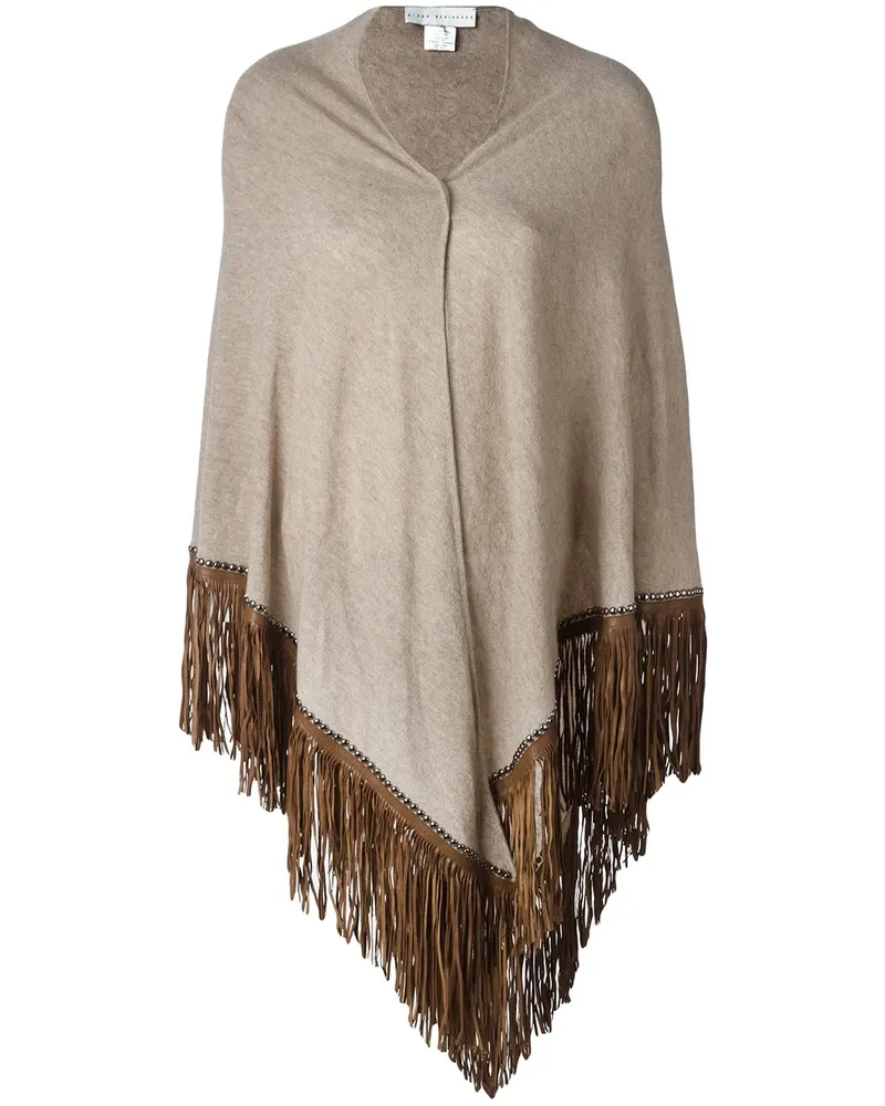 Giada Benincasa Schal mit Fransen - Nude Nude