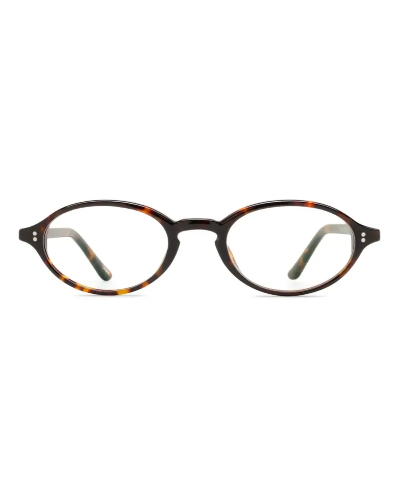 CHIMI Lex Brille mit rundem Gestell in Schildpattoptik - Braun Braun