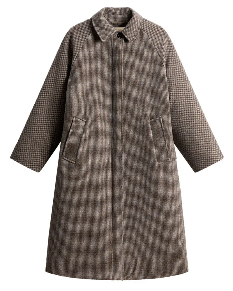 Woolrich Gemusterter Mantel - Braun Braun
