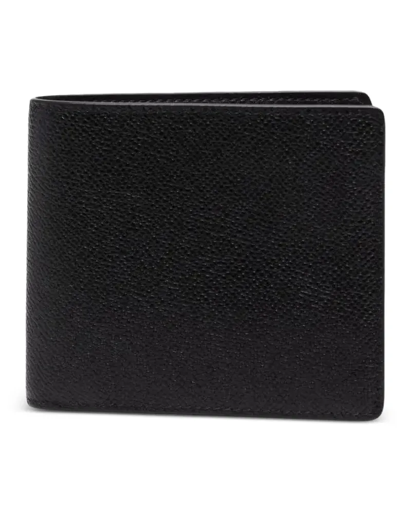 Maison Margiela Four Stitches grain-texture bifold wallet - Schwarz Schwarz