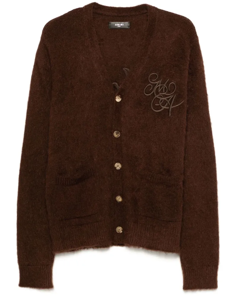 Amiri MA Swirl Cardigan - Braun Braun