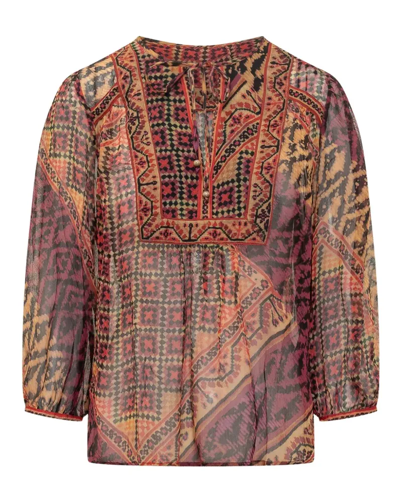 ba&sh Odetta printed blouse - Rot Rot