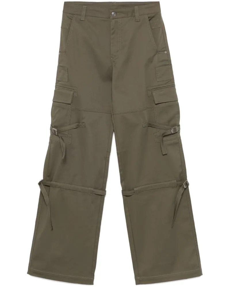Ermanno Scervino Cargohose mit Riemendetail - Grün Grün