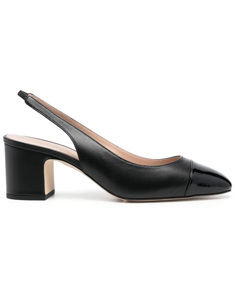 Scarosso Slingback-Pumps 65mm - Schwarz Schwarz