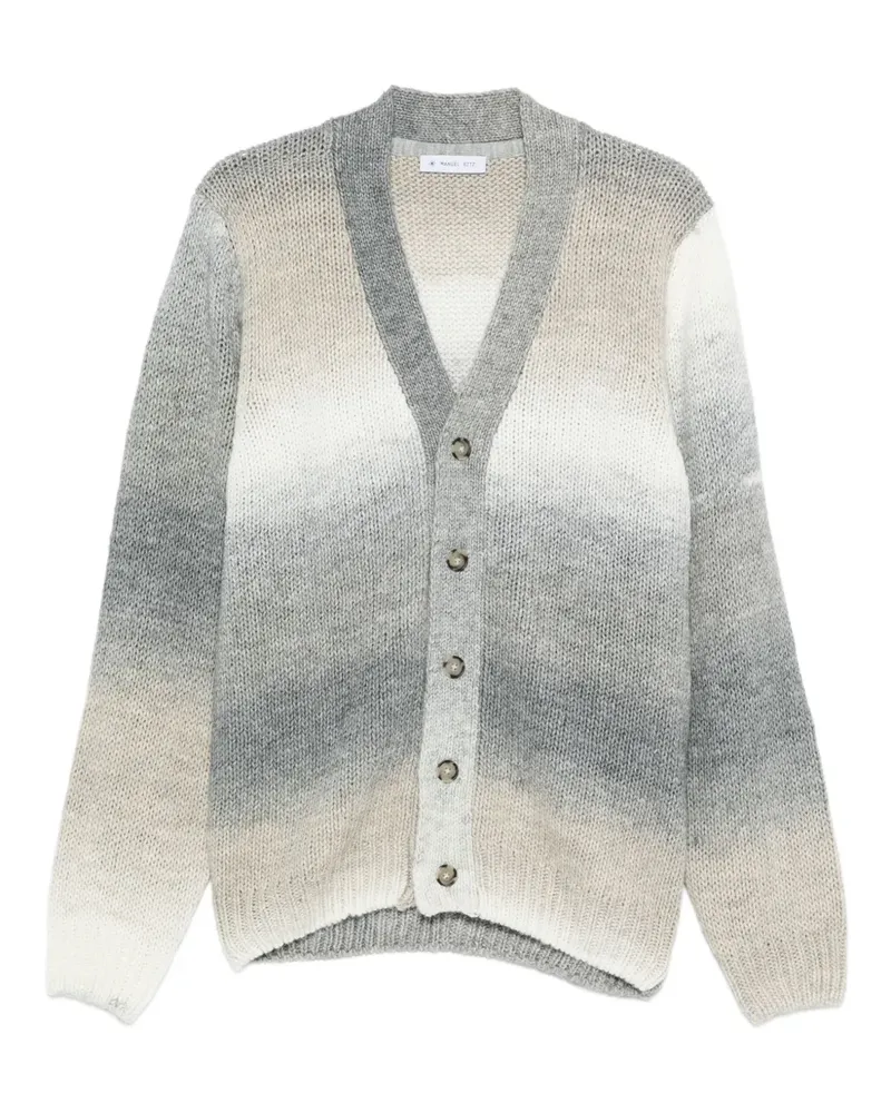 Manuel Ritz Cardigan mit Farbverlauf - Grau Grau