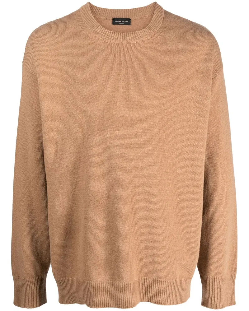 Roberto Collina Pullover mit rundem Ausschnitt - Nude Nude