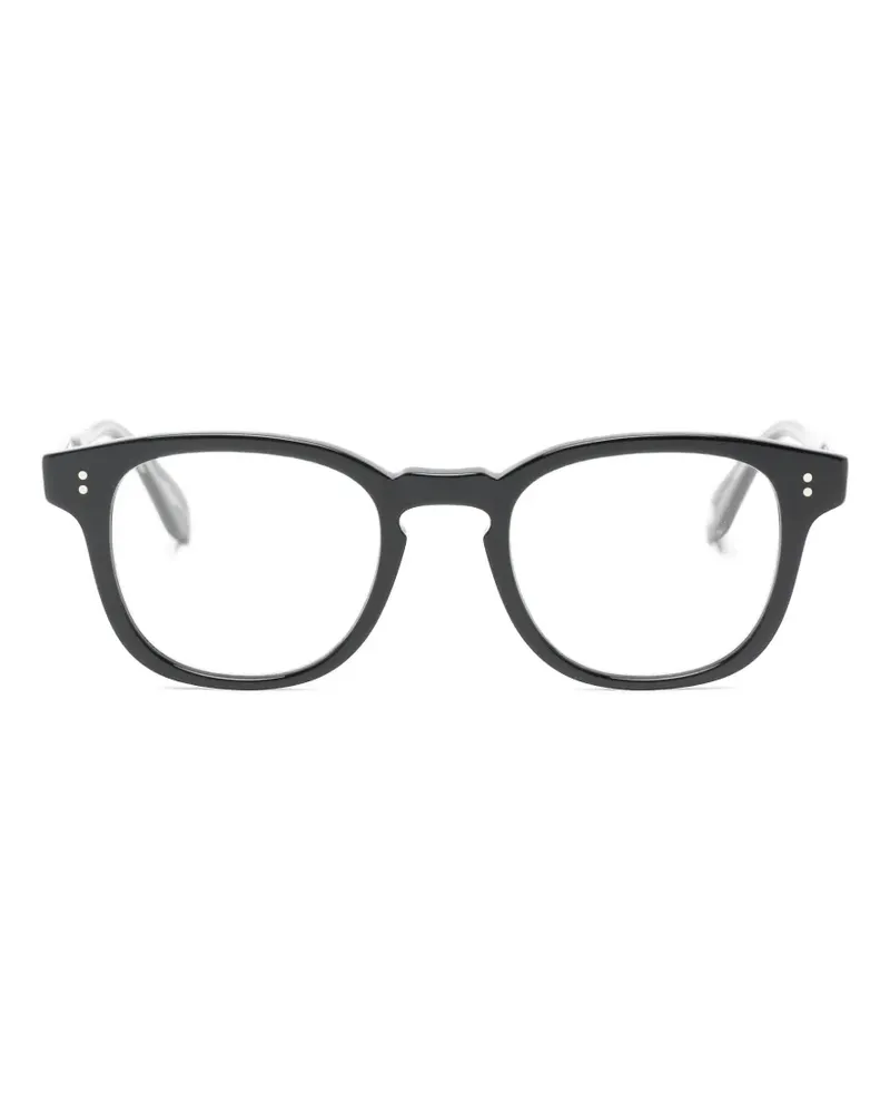 Garrett Leight Langley square-frame glasses - Schwarz Schwarz