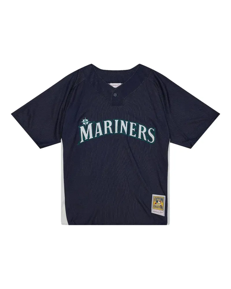 Mitchell & Ness MLB Ichiro Suzuki Batting Practice T-Shirt - Blau Blau