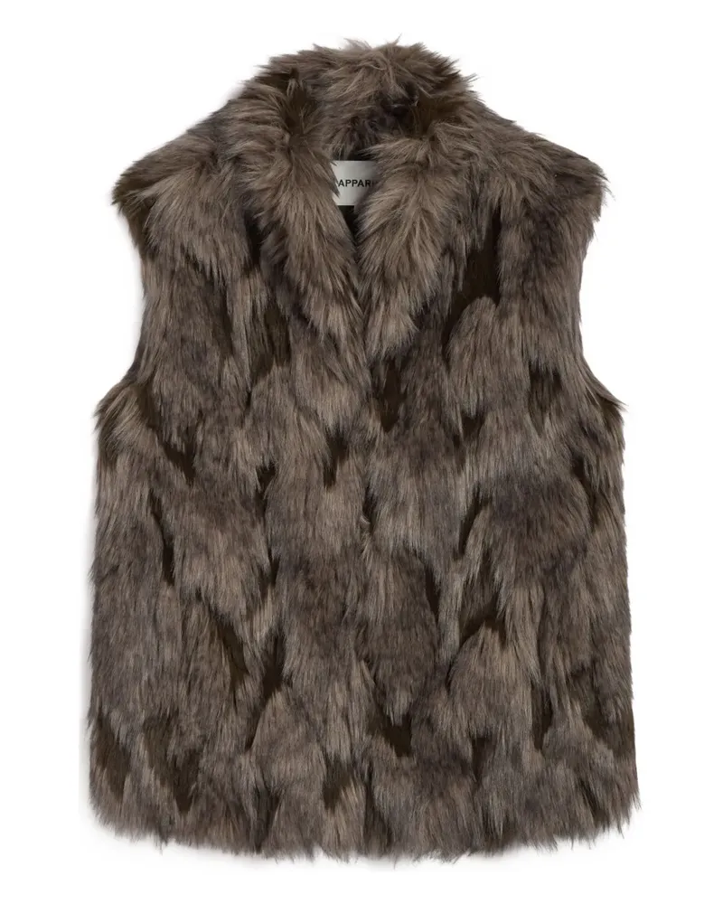 APPARIS Laila sleeveless vest - Braun Braun
