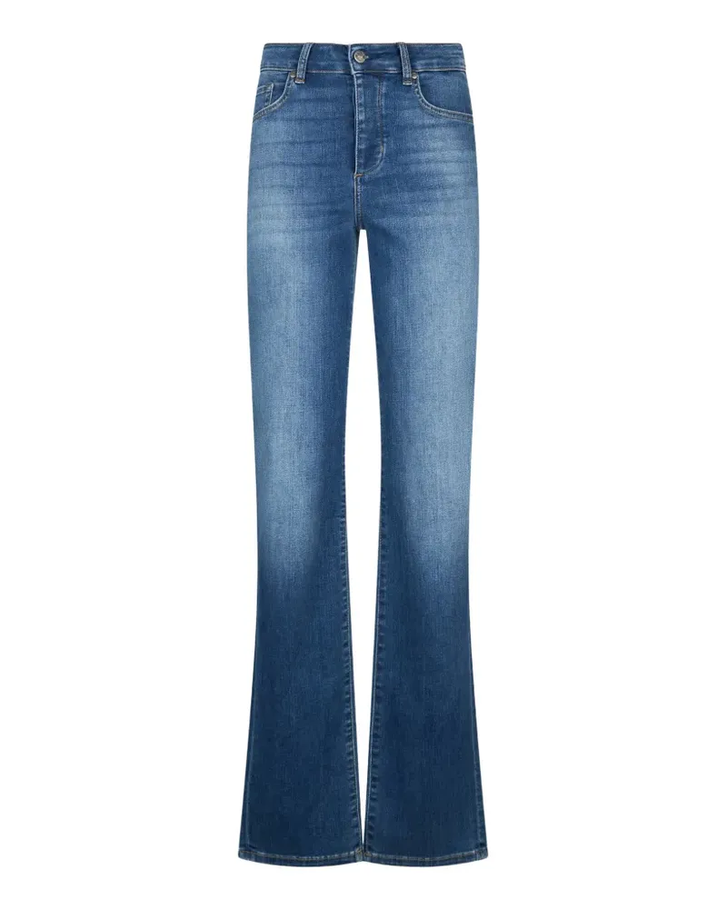 Liu Jo high-rise straight-leg jeans - Blau Blau