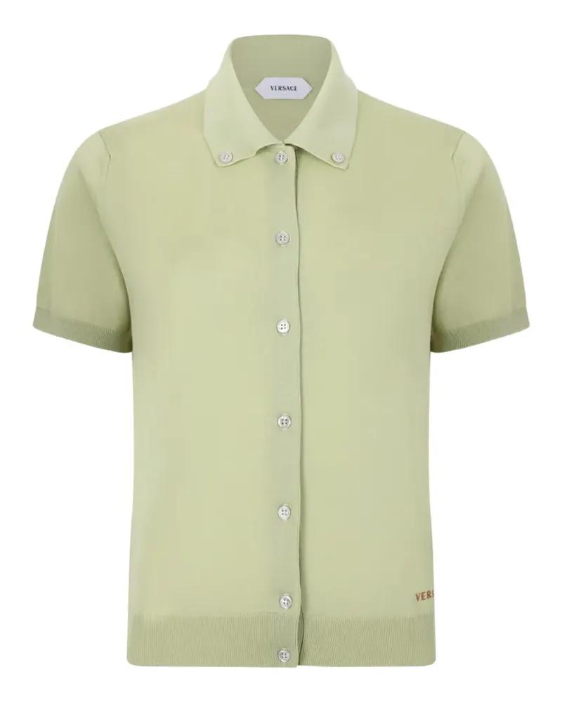 Versace button-down short-sleeve shirt - Grün Grün