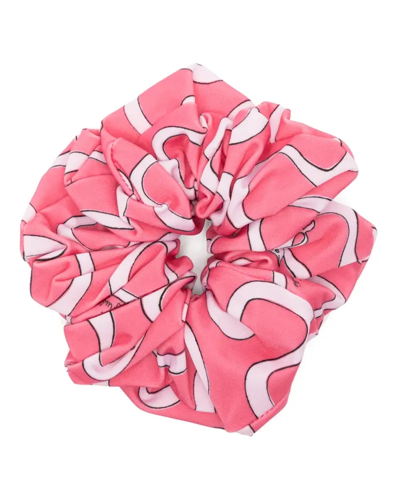 Emilio Pucci printed scrunchie - Rosa Rosa