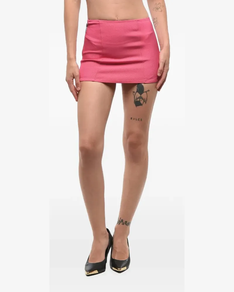 Dsquared2 side-zip fitted mini skirt - Rosa Rosa