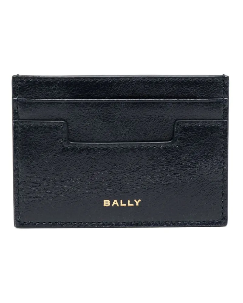 Bally Kartenetui mit Logo-Print - Blau Blau