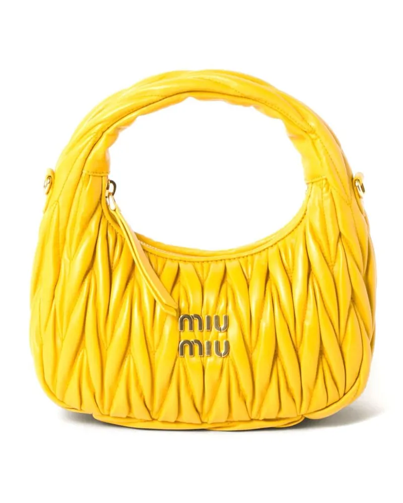 Miu Miu Wander Handtasche - Gelb Gelb