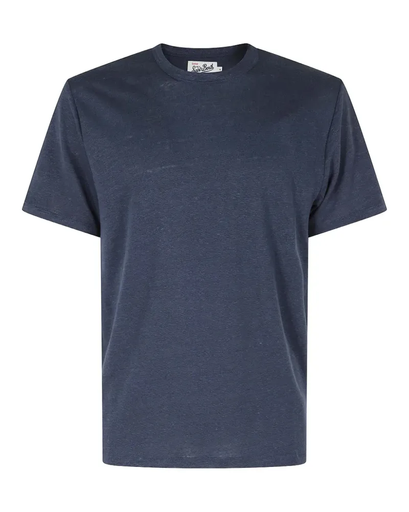 MC2 Saint Barth Ecstasea T-Shirt aus Leinen - Blau Blau