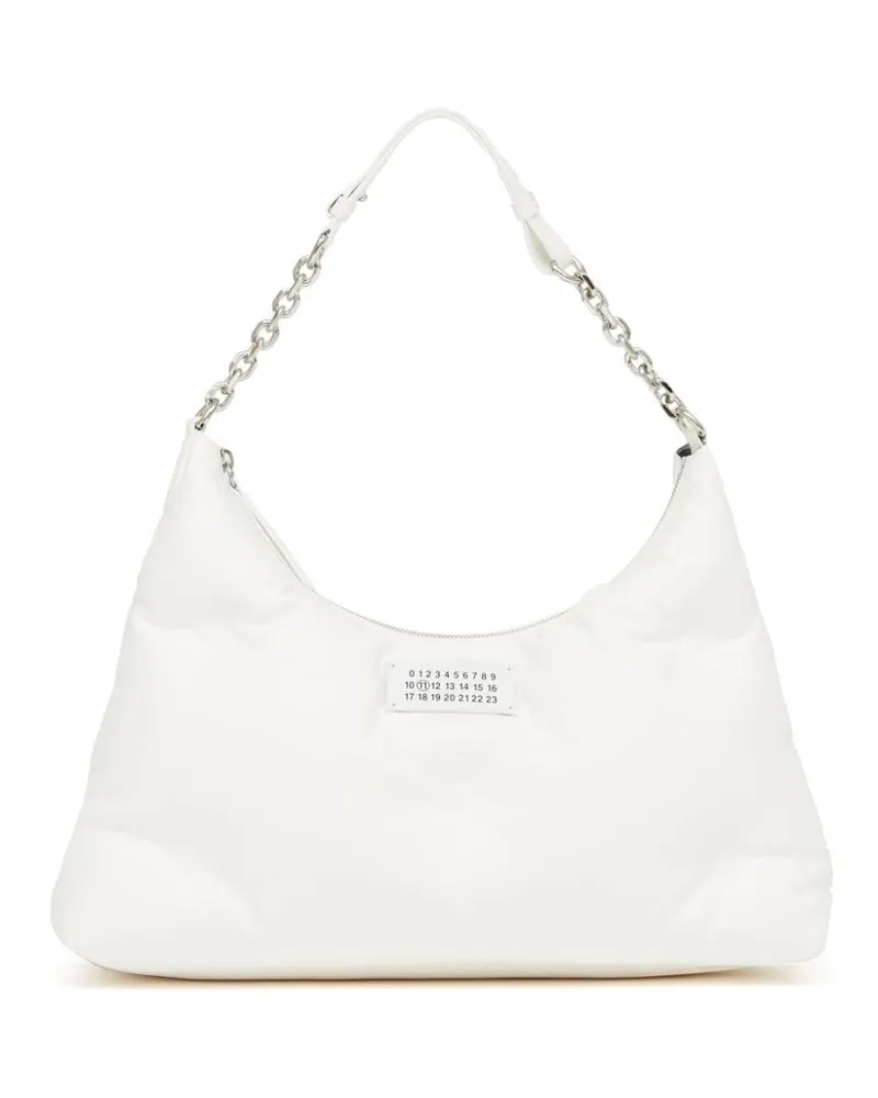 Maison Margiela Mittelgroße Glam Slam Schultertasche - Weiß Weiß