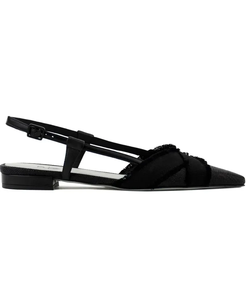 Paul Warmer Kesha Slingback-Ballerinas - Schwarz Schwarz