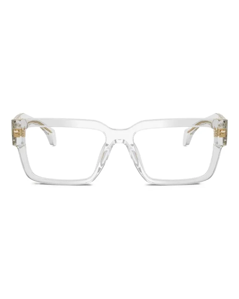 Versace Eckige 'VE3374' Brille - Grau Grau