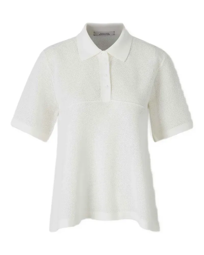 Dorothee Schumacher buttoned polo shirt - Weiß Weiß