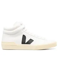 VEJA High-Top-Sneakers mit Logo Weiß