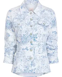 Cinq à Sept Garden Toile Jacke Blau