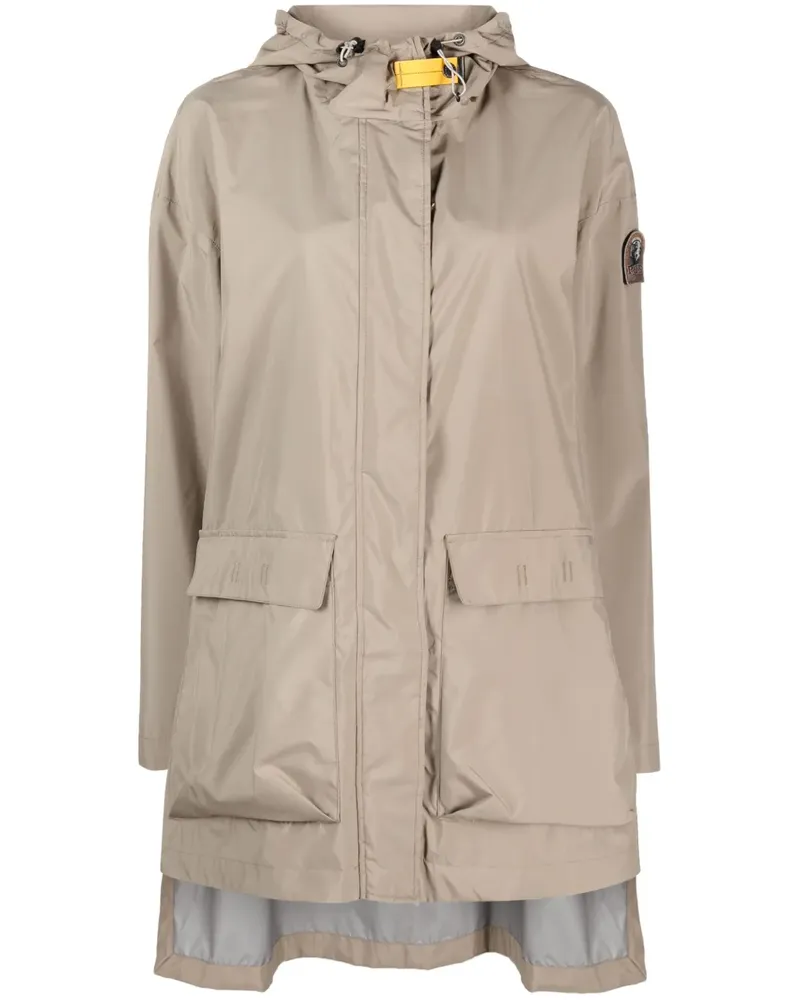 Parajumpers Regenmantel mit Kapuze - Nude Nude