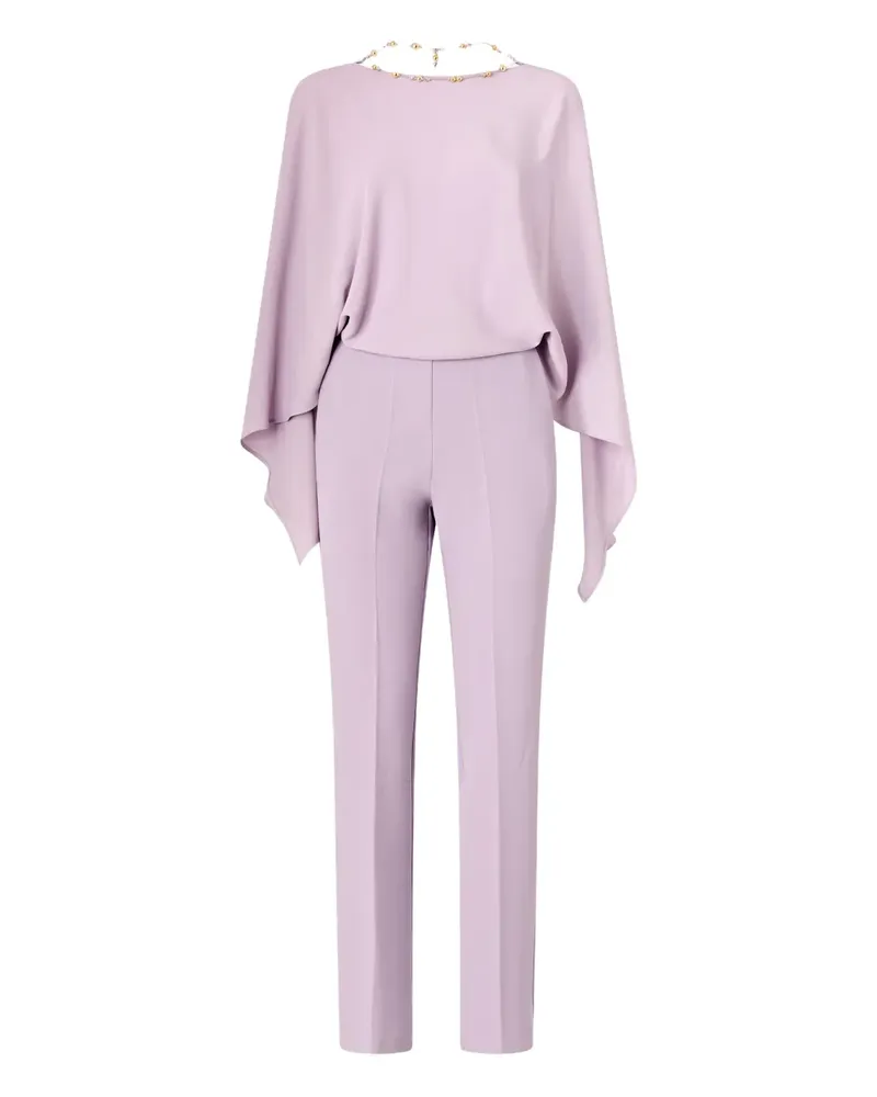 Pinko Rückenfreier Jumpsuit mit drapiertem Effekt - Violett Violett