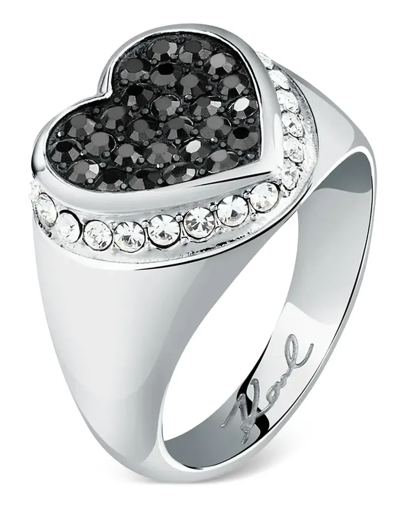 Karl Lagerfeld Ring mit Kristallen - Silber Silber