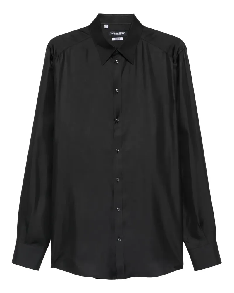 Dolce & Gabbana buttoned long-sleeve shirt - Schwarz Schwarz