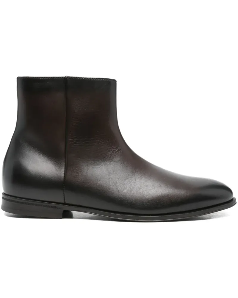 Doucal´s Stiefel mit Reißverschlüssen - Schwarz Schwarz